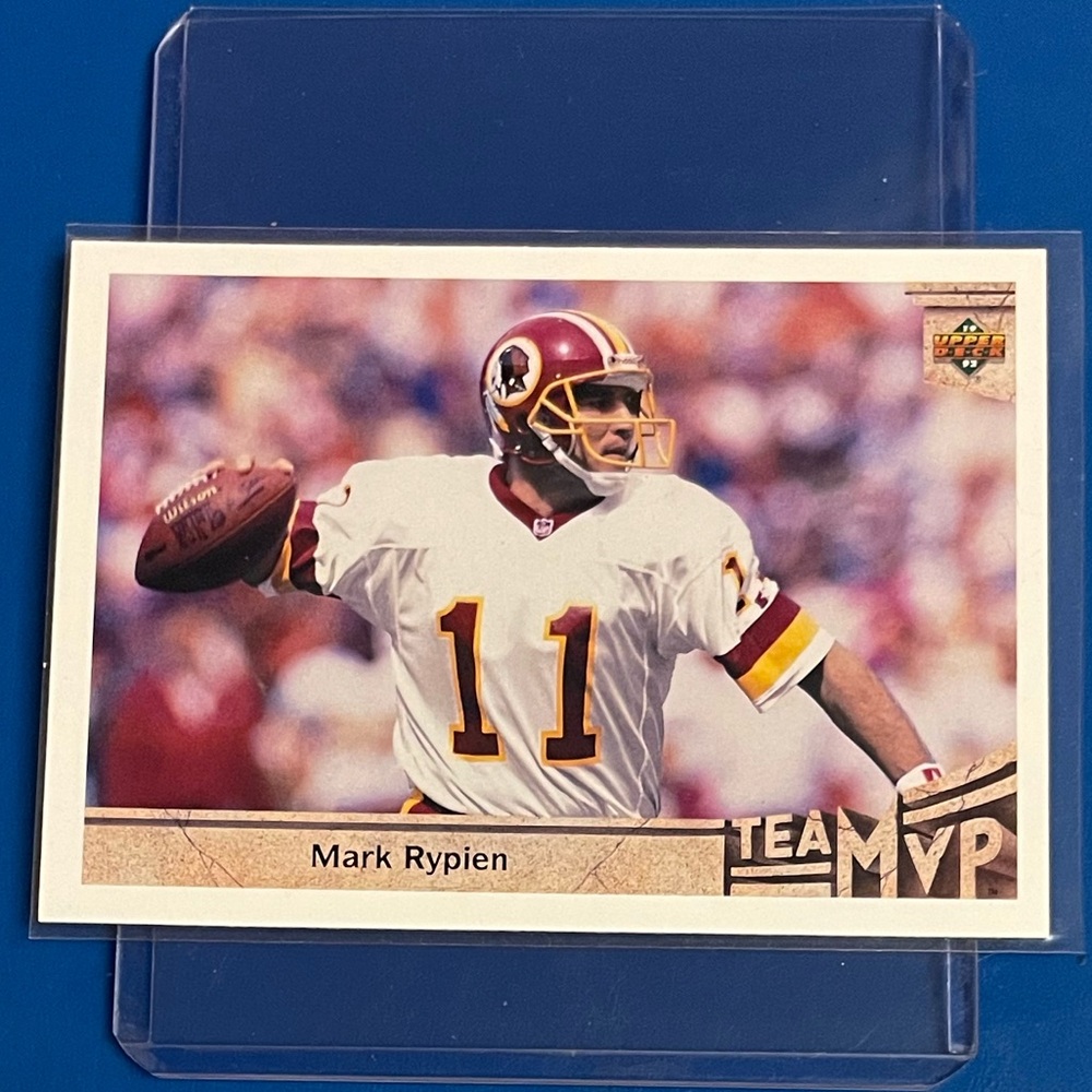 Mark Rypien #374 [Team MVP] 1992 Upper Deck Football Trading Card